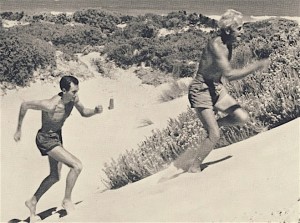 Percy Cerruty worked his charges hard, VERY hard. He was a trailblazer who used strength training for runners before it was commonly used. He also chased them up sand dunes.