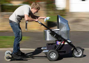 New Dads should consider using pram for a workout
