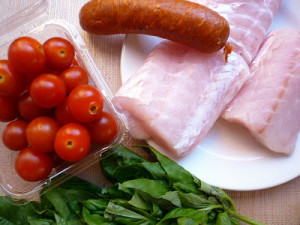 Picture of ingredients for ling dish.
