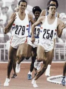 Coe and Ovett duking it out at the Olympics