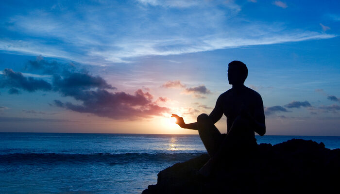 Dad Meditating