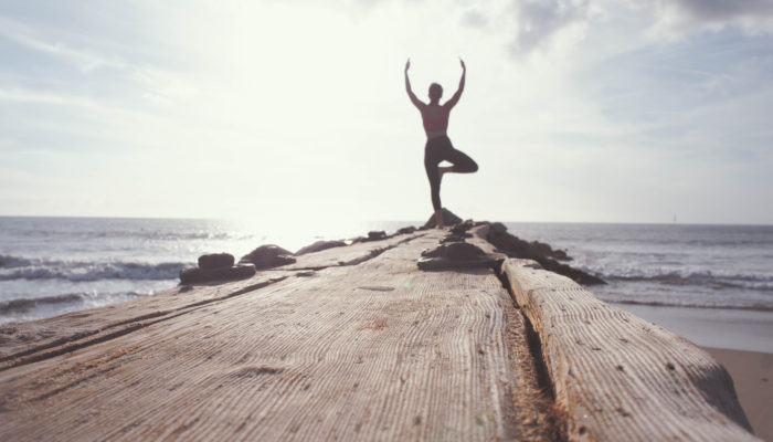 Super Fit Dad Hits The Yoga Retreat With His Family